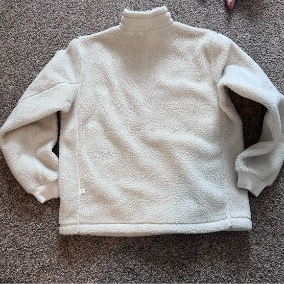 Lululemon high pile fleece full zip jacket BONE XL - Picture 3 of 3